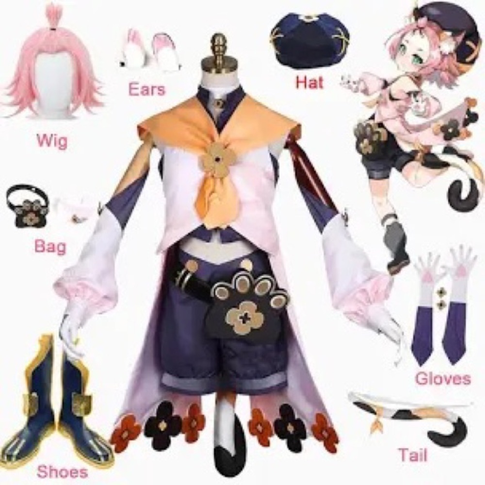 Diona Genshin Impact Cosplay NEW